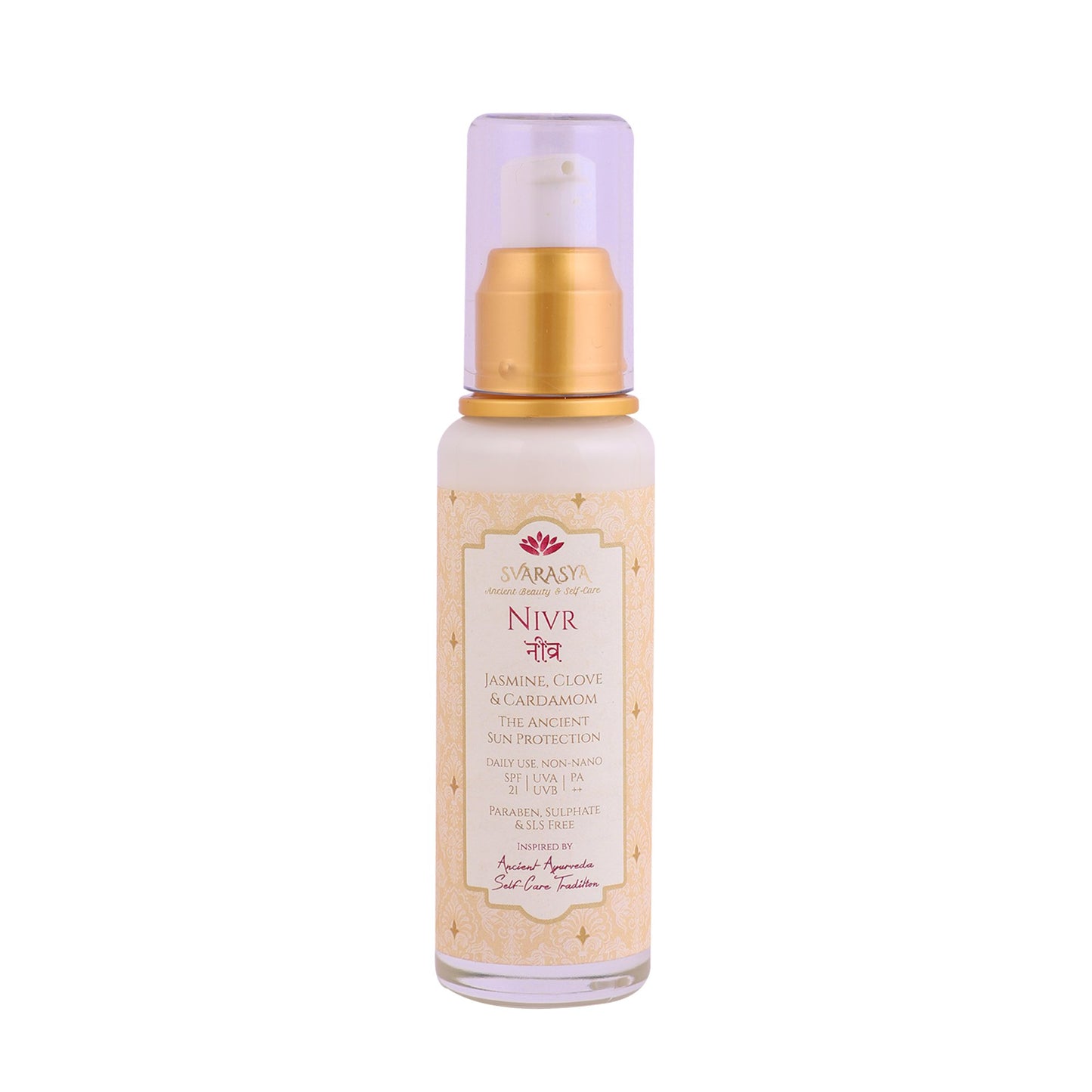 NIVR - NATURAL SUN PROTECTION & PANCHPUSHP - THE ANCIENT SKIN HYDRATION (Pack of 2, 50 ml each)